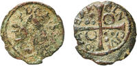 Spain 1 Denier Spain Principality of Catalonia Spanish states 16th - 17th Centuries Denier Copper La Seca Mint 0.69g VF -