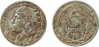 Spain 5 Centimos Spain Second Republic 1937 5 Centimos - II Republic Iron Royal Mint of Spain (10000000) 3.98g XF KM 752 Cal 9 -