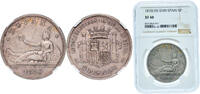 Spain 5 Pesetas Spain Provisional Government 1870 ????18-70 SNM 5 Pesetas - Provisional Government Silver (.900) Royal Mint of Spain (5923455) 2 -