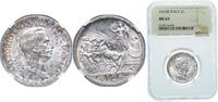 2 Lire 1915 R Rome Mint Italy Italy Kingdom 1915 R 2 Lire - Vittorio Emanuele III Original luster Silver (.835) Rome Mint (7947783) 10g NGC MS 63...