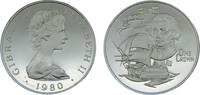 Gibraltar 1 Crown Gibraltar British colony Elizabeth II 1980 1 Crown 175th anniversary of the death of Lord Horatio Nelson -