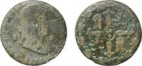 Spain 8 Maravedis Spain Kingdom 1824 8 Maravedis - Fernando VII (2nd portrait) Copper Segovia Mint 10.93g VF KM 486.1 -