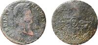 Spain 4 Maravedis Spain Kingdom 1824 4 Maravedis - Fernando VII Copper Real ingenio de Segovia Mint 4.59g F KM 489 -