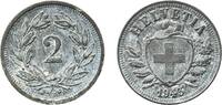 Switzerland 2 Rappen Switzerland Federal State 1943 B 2 Rappen (Wreath; zinc) Zinc Bern Mint (4499000) 2.4g XF HMZ 2 1213 Divo/Tob19 324 KM 4.2b Sch -