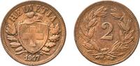 Switzerland 2 Rappen Switzerland Federal State 1907 B 2 Rappen (Wreath; bronze; light type) Bronze (95% copper, 4% tin, 1% zinc) Bern Mint (1000000) -
