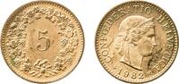Switzerland 5 Rappen Switzerland Federal State 1982 5 Rappen (Libertas; aluminium-bronze) Aluminium bronze (92% copper, 6% aluminium, 2% nickel) Bern -