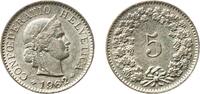 Switzerland 5 Rappen Switzerland Federal State 1962 B 5 Rappen (Libertas; copper-nickel) Copper-nickel (75% copper, 25% nickel, non-magnetic) Bern Mi -