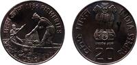India 20 Rupees India Republic 1986 ♦ 20 Rupees (FAO - Fisheries) Copper-nickel Mumbai / Bombay Mint 25.48g PF KM 242 -