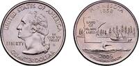 United States ¼ Dollar United States Federal republic 2005 D ¼ Dollar Washington Quarter (Minnesota) Copper-nickel clad copper Denver Mint (248400000 -