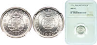 1 Pataca 1952 China China Macau 1952 1 Pataca Silver (.720) (4500000) 3g NGC MS 66  KM 4 Schön 6 NGC MS 66