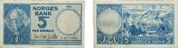 Norway 5 Kroner Norway Kingdom 1961 5 Kroner (1948-1976; Nansen & fishing) XF P 30 Rønning S149 Skaare 1135 NP 14 -