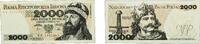 Poland 2000 Zlotys Poland Polish states 1982 2000 Zlotys Paper UNC P 147 -