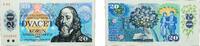 Czechoslovakia 20 Korun Czechoslovakia Socialist Republic 1988 20 Korun Paper UNC P 95 BHK 105 -