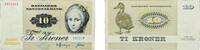 Denmark 10 Kroner Denmark Kingdom 1972 10 Kroner Edderfugl (Painting and Animal) Paper XF P 48 SIEG SD 139 DOP 148 DNF 8.1.1 DNF 8.1.2 -
