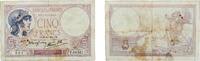 France 5 Francs France Third Republic 1940 5 Francs - Violet (type 1917, modificated) Paper (8850000) VF P 83 Fay 04 BDF 191701 -