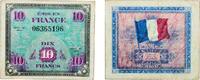 France 10 Francs France Provisional Government of the French Republic 1944 10 Francs - Allied Military Currency Paper VF P 116 Fay VF.18 -