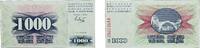 Bosnia and Herzegovina 1000 Dinars Bosnia and Herzegovina Federal Republic 1992 1000 Dinara Paper UNC P 15 -