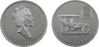 Canada 20 Dollars Canada Commonwealth Elizabeth II 2001 20 Dollars Transportation on Land, Sea and Rail, The Russell -