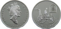 Canada 20 Dollars Canada Commonwealth Elizabeth II 2000 20 Dollars Transportation on Land, Sea and Rail, H.S. Taylor Steam Buggy -