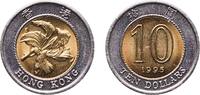 China 10 Dollars China Hong Kong 1995 10 Dollars Bimetallic: nickel brass centre in copper-nickel ring Royal Mint 11g BU KM 70 Schön 56 -