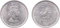 China 1 Dollar China Hong Kong British colony 1960 H 1 Dollar - Elizabeth II (1st portrait) Copper-nickel (75% Copper, 25% Nickel) Kings Norton -