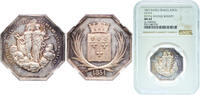 France France 1851 Token - Société des Sciences Belles Lettres et Arts d'Orléans Silver (.950) NGC MS 63 -