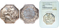 France France ND (1830) Token - Compagnie Royale d'Assurances Silver (.950) 20g NGC MS 62 Gailhouste 758 -