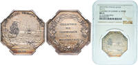 France France ND Jeton - Chamber of commerce Marseille Chamber of comme & Indus Silver NGC MS 61 -