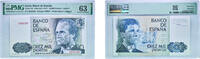 Spain Kingdom 1985 10 000 Pesetas - Juan Carlos I (S/N 1234123, Very Interesting) Paper Choice Uncir