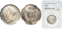 1841 Lisbon Mint Portugal Kingdom 1841 500 Réis - Maria II “The entire surface radiates strong origi