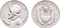 Panama ⅒ Balboa Panama Republic 1947 ⅒ Balboa Silver (.900) (Copper .100) Philadelphia Mint (1000000) 2.54g AU KM 10.1 -