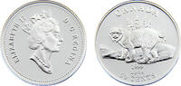 Canada 50 Cents Canada Commonwealth Elizabeth II 1999 50 Cents Lynx -
