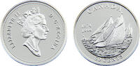 Canada 50 Cents Canada Commonwealth Elizabeth II 1999 50 Cents First International Yacht Race -