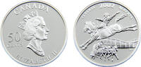 Canada 50 Cents Canada Commonwealth Elizabeth II 2002 50 Cents Calgary Stampede -