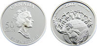 Canada 50 Cents Canada Commonwealth Elizabeth II 2002 50 Cents Manitoba Folklorama -