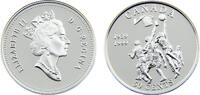 Canada 50 Cents Canada Commonwealth Elizabeth II 1999 50 Cents Invention of Basketball -