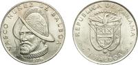 Panama 1 Balboa Panama Republic 1976 1 Balboa (Mule, value and erroneous mention of a silver LEY 0.925 content below.) Copper-nickel clad copper -