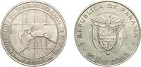 Panama 10 Balboas Panama Republic 1978 10 Balboas (Ratification of Panama Canal Treaty) Nickel Ottawa Mint (300000) 42.38g UNC KM 53a -