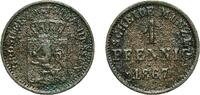 Grand Duchy of Hesse-Darmstadt 1 Pfennig 1867 Darmstadt Mint Germany Gra... 4,40 EUR  zzgl. 10,00 EUR Versand