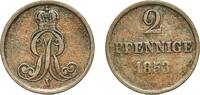 Kingdom of Hannover 2 Pfennigs 1853 B Hanover Mint Germany Kingdom of Ha... 6,60 EUR  zzgl. 10,00 EUR Versand
