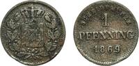 Kingdom of Bavaria 1 Pfennig 1869 Munich Mint Germany Kingdom of Bavaria... 4,40 EUR  zzgl. 10,00 EUR Versand
