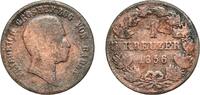 Grand Duchy of Baden 1 Kreuzer 1856 Staatliche M&uuml;nze Baden-W&uuml;rt Germany ... 4,40 EUR  zzgl. 10,00 EUR Versand