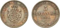 Kingdom of Saxony 5 Pfennigs 1866 Dresden Mint Germany Kingdom of Saxony... 11,00 EUR  zzgl. 10,00 EUR Versand
