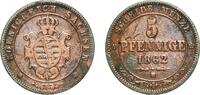 Kingdom of Saxony 5 Pfennigs 1862 Dresden Mint Germany Kingdom of Saxony... 4,40 EUR  zzgl. 10,00 EUR Versand