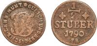 J&uuml;lich-Berg, Duchy of &frac12; St&uuml;ber 1790 D&uuml;sseldorf Mint Germany J&uuml;lich-Berg,... 11,00 EUR  zzgl. 10,00 EUR Versand