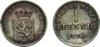 Grand Duchy of Hesse-Darmstadt 1 Pfennig 1870 Darmstadt Mint Germany Gra... 16,50 EUR  zzgl. 10,00 EUR Versand