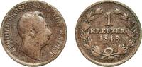 Grand Duchy of Baden 1 Kreuzer 1848 Staatliche M&uuml;nze Baden-W&uuml;rt Germany ... 6,60 EUR  zzgl. 10,00 EUR Versand