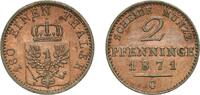 Kingdom of Prussia 2 Pfenninge 1871 C Frankfurt am Main Mint Germany Kin... 13,20 EUR  zzgl. 10,00 EUR Versand