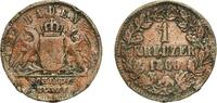 Grand Duchy of Baden 1 Kreuzer 1866 Staatliche M&uuml;nze Baden-W&uuml;rt Germany ... 4,40 EUR  zzgl. 10,00 EUR Versand