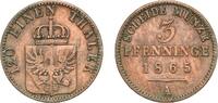 Kingdom of Prussia 3 Pfennigs 1852 A Berlin Mint Germany Kingdom of Prus... 6,60 EUR  zzgl. 10,00 EUR Versand